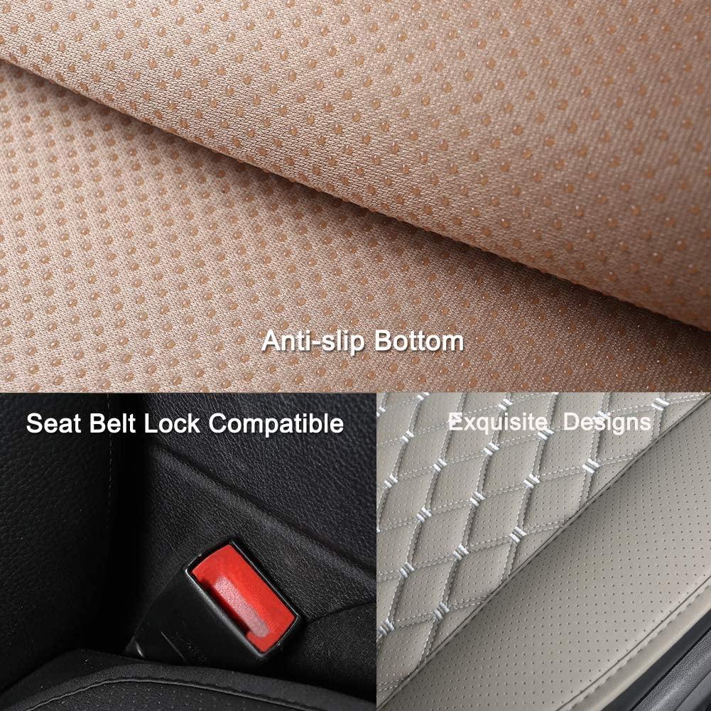 Kinglyday Car Seat Cover, Luxury Car Protector, Universal Anti-Slip Driver Seat Cover with Backrest - KinglyDay