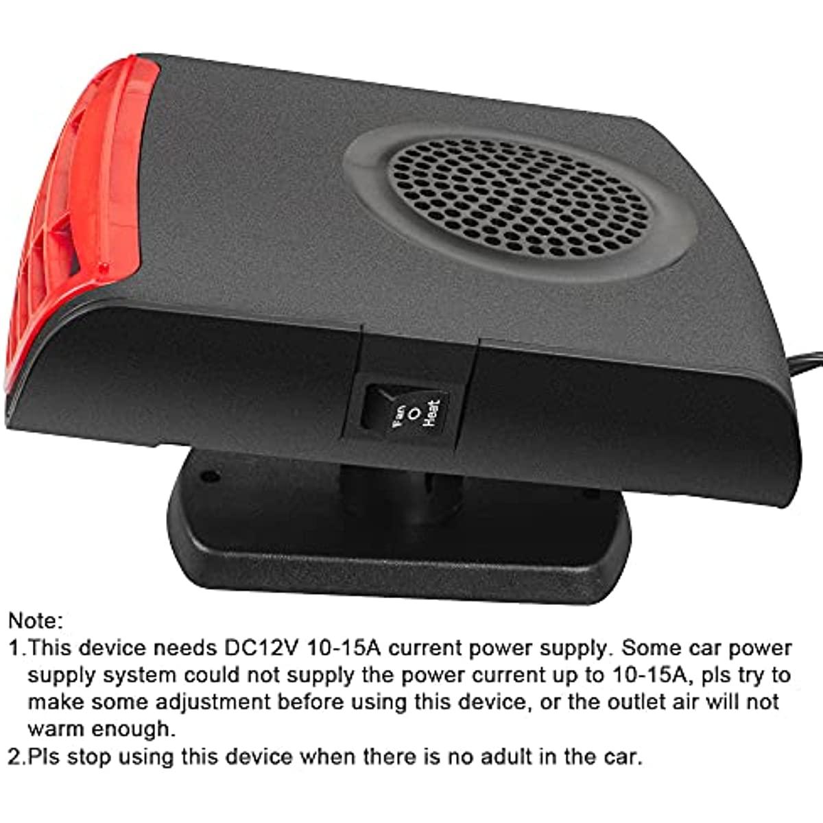 Portable Car Heater, 12V 150W Car Defroster Defogger, 3 In 1 Car Heater Heating & Cooling & Air Purify, Auto Defogger 360° Rotatable Fast Heating Quickly Defrost - KinglyDay