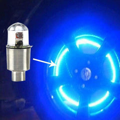 6PCS Car Auto Wheel Tire Tyre Air Valve Stem LED Light Cap Cover Accessories - KinglyDay