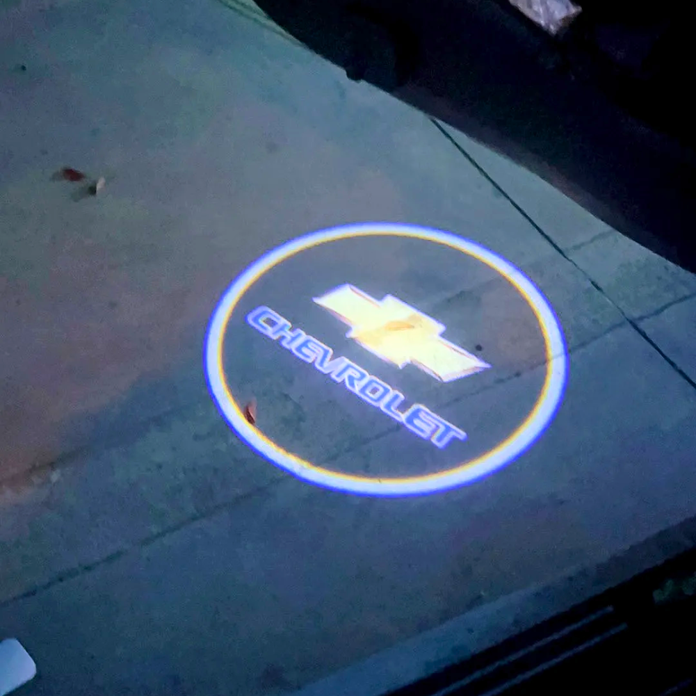 Luz de projetor de logotipo de porta de carro laser sem fio 3D