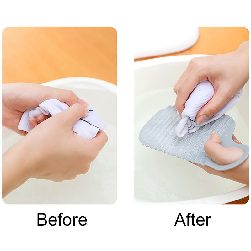 Travel RV Portable Thicken Mini Washboard Non Slip Laundry Accessories Board Washing Children's Clothes Socks Cleaning Tools - KinglyDay