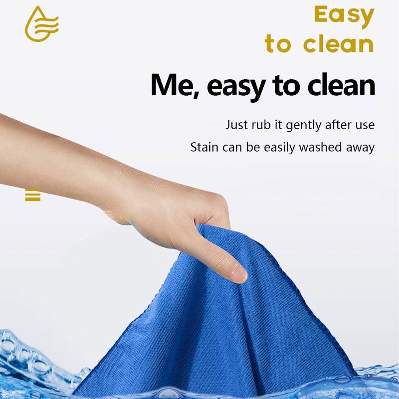 2 Pcs Car Coral Fleece Auto Wiping Rags Efficient Super Absorbent Microfiber Cleaning Cloth Home Towel Wash 30x30 - KinglyDay