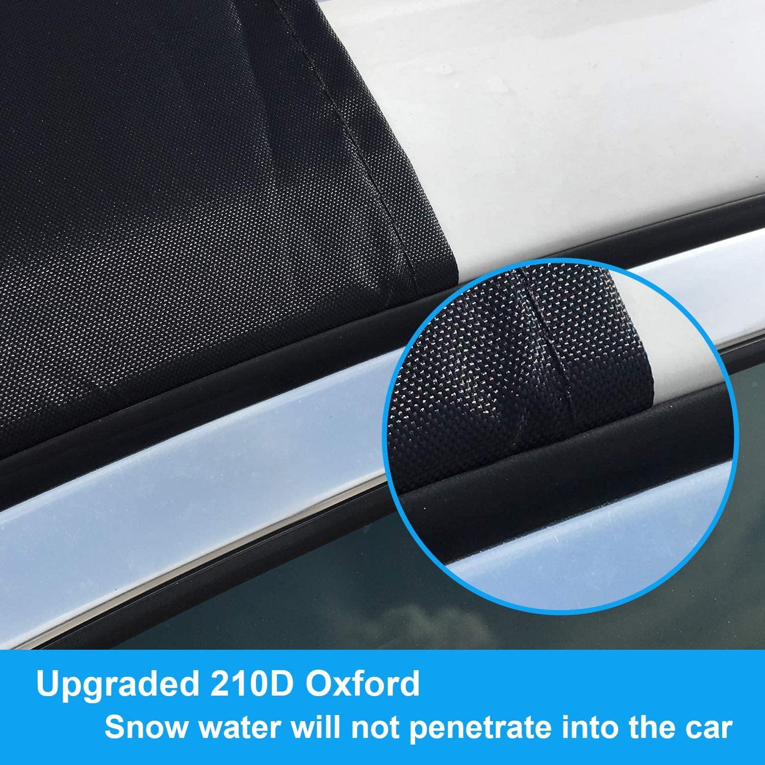 Windshield Snow & Ice Cover, Waterproof, Sun Protection for All Cars with Magnetic (47" × 82") - KinglyDay