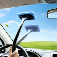 Car Front Windshield Cleaning Brush Window Dust Duster Dust Duster Car with Defogging Brush Wiping Car Magic - KinglyDay