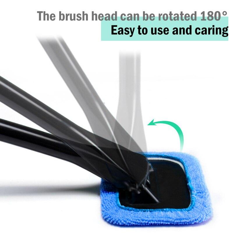 Car Front Windshield Cleaning Brush Window Dust Duster Dust Duster Car with Defogging Brush Wiping Car Magic - KinglyDay