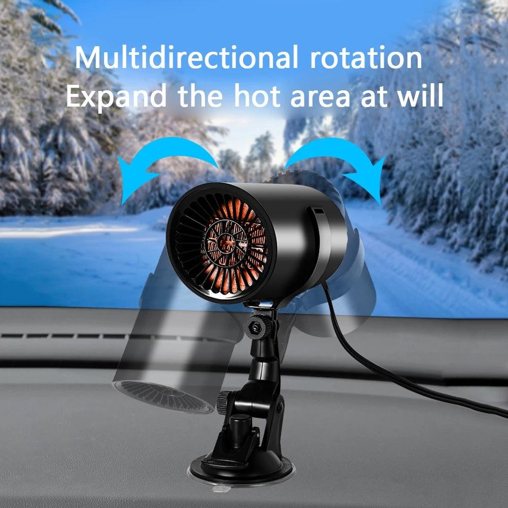 Car Heater Cup Shape 12V Hot Air Blower Electric Fan - KinglyDay