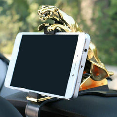 Jaguar Design Car Phone Holder Cellphone GPS 360 Degree Phone Mount Stand Adjust - KinglyDay