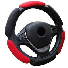 Universal Steering wheel cover Auto Inner Non-slip Flocking Cloth Cushion - KinglyDay