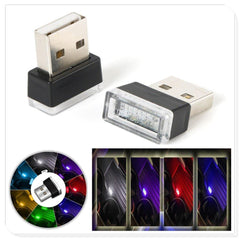 Mini USB LED Car Interior Light Neon Atmosphere Ambient Lamp Bulb Accessories - KinglyDay