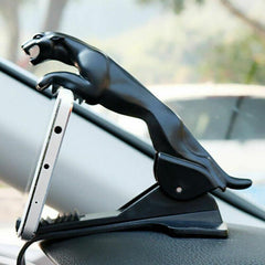 Jaguar Design Car Phone Holder Cellphone GPS 360 Degree Phone Mount Stand Adjust - KinglyDay